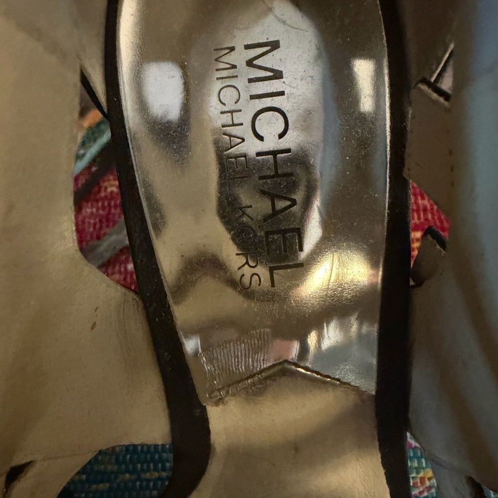 Michael Kors Black Strappy Heels - Picture 3 of 4